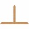Ekena Millwork Portland Timber Gable Bracket, Western Red Cedar, 72"W x 48"H x 3 1/2"D x 5 1/2"F, 16/12 Pitch GBW072X48X0406POR00SWR - alternate 1
